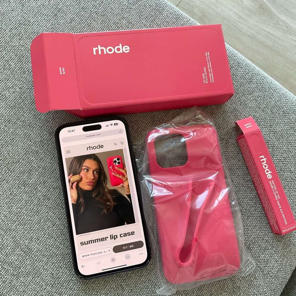 Rhode iPhone 14 Pro Max lip case